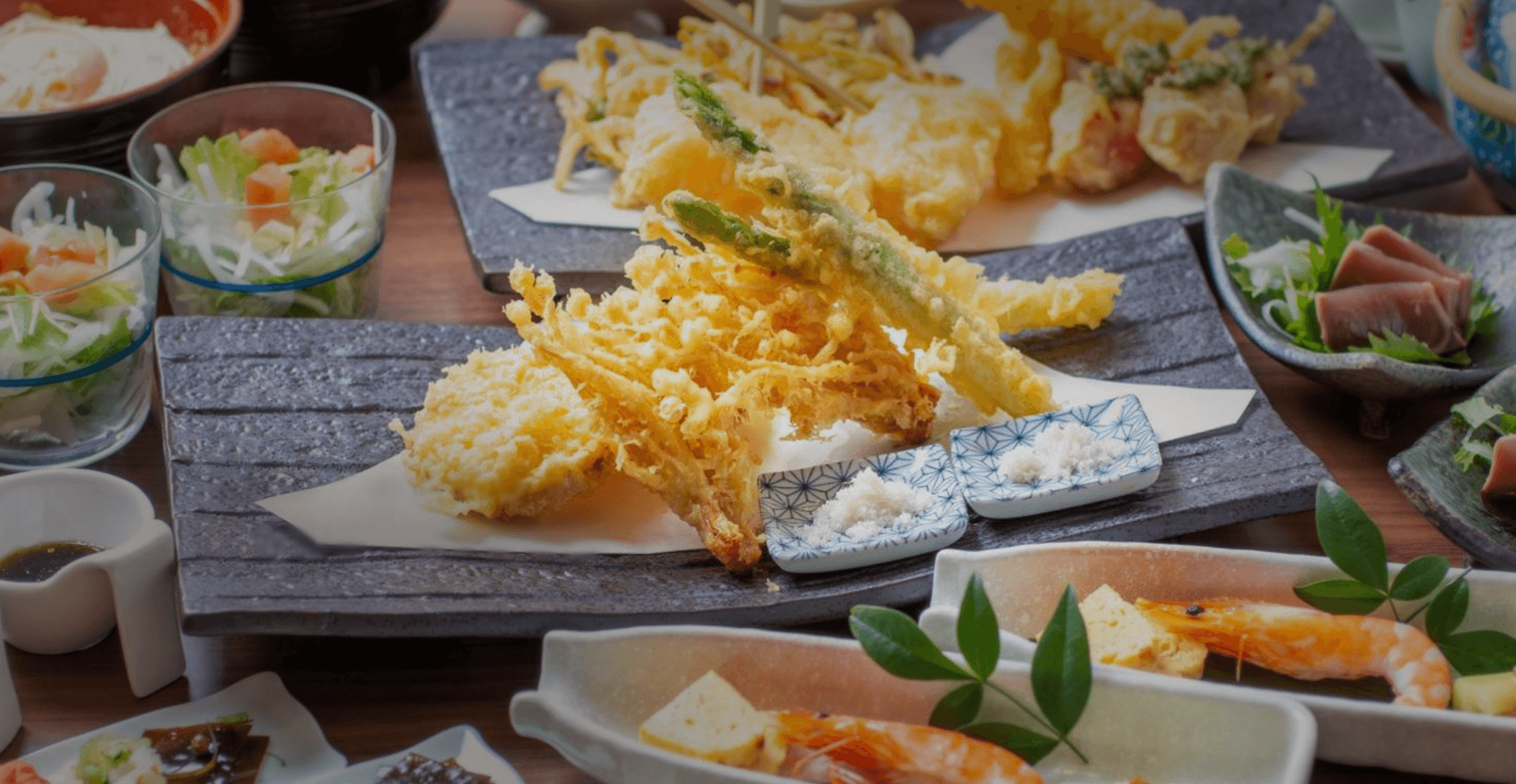 独創的な季節料理と本格的な天ぷらで感動を  五感で楽しむ 店主のこだわり抜いた品々を皆様に