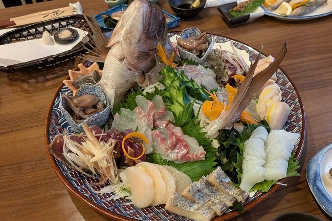 鯛の姿盛り